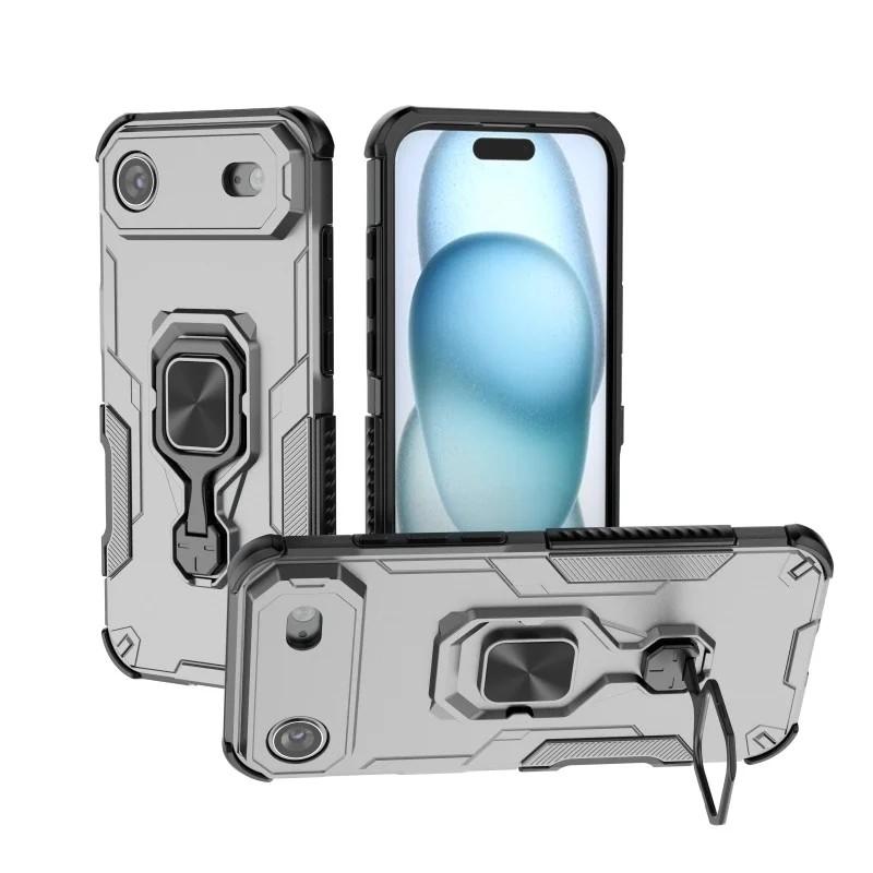 iPhone Air PU Leather Wallet Phone Case with Metal Kickstand, Card Holder, Cash Pocket, Wrist Strap, Shockproof TPU Protective Cover & Screen Protector
