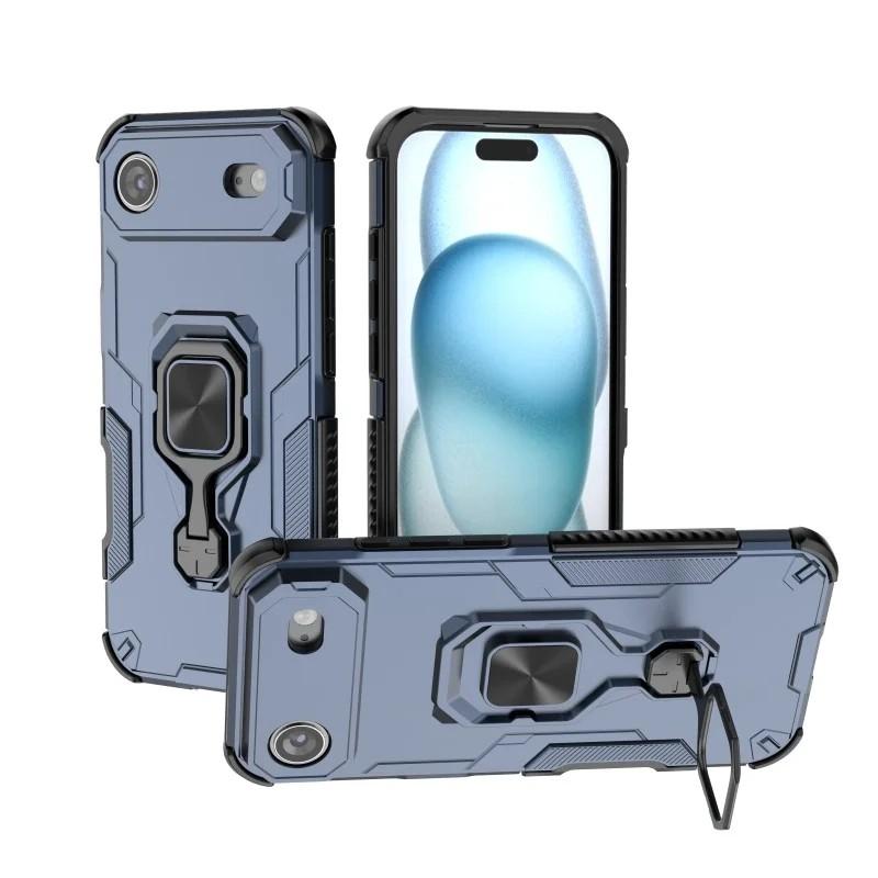 iPhone Air PU Leather Wallet Phone Case with Metal Kickstand, Card Holder, Cash Pocket, Wrist Strap, Shockproof TPU Protective Cover & Screen Protector