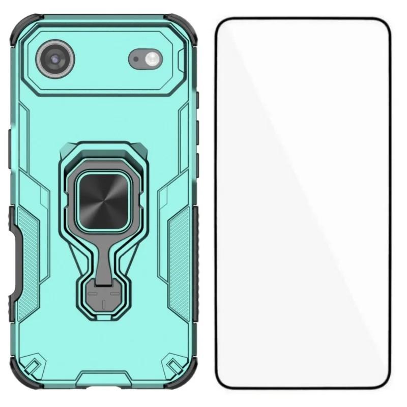 iPhone Air PU Leather Wallet Phone Case with Metal Kickstand, Card Holder, Cash Pocket, Wrist Strap, Shockproof TPU Protective Cover & Screen Protector