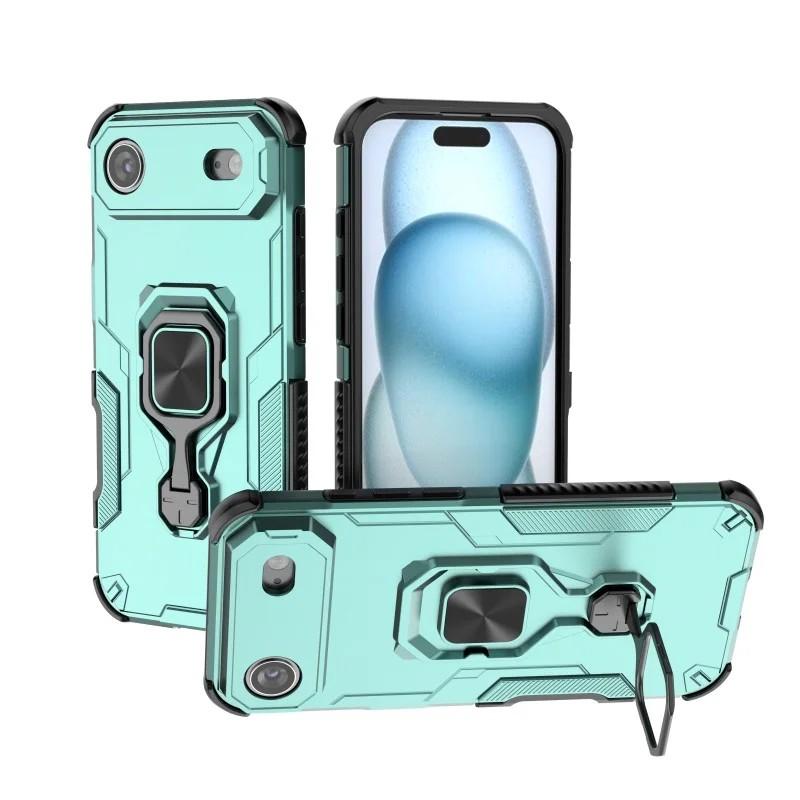 iPhone Air PU Leather Wallet Phone Case with Metal Kickstand, Card Holder, Cash Pocket, Wrist Strap, Shockproof TPU Protective Cover & Screen Protector