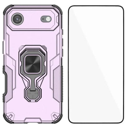 iPhone Air PU Leather Wallet Phone Case with Metal Kickstand, Card Holder, Cash Pocket, Wrist Strap, Shockproof TPU Protective Cover & Screen Protector