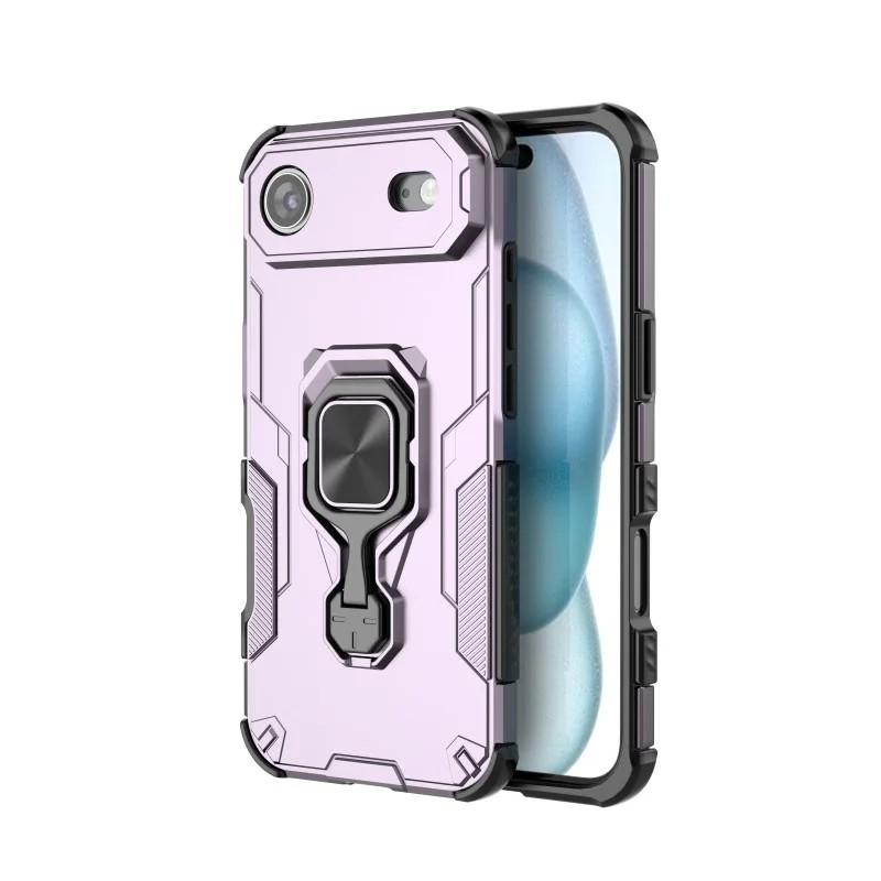 iPhone Air PU Leather Wallet Phone Case with Metal Kickstand, Card Holder, Cash Pocket, Wrist Strap, Shockproof TPU Protective Cover & Screen Protector