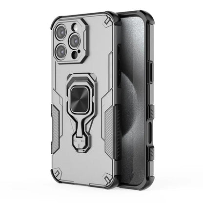 iPhone 16 Pro Max PU Leather Wallet Phone Case with Metal Kickstand, Card Holder, Cash Pocket, Wrist Strap, Shockproof TPU Protective Cover & Screen Protector