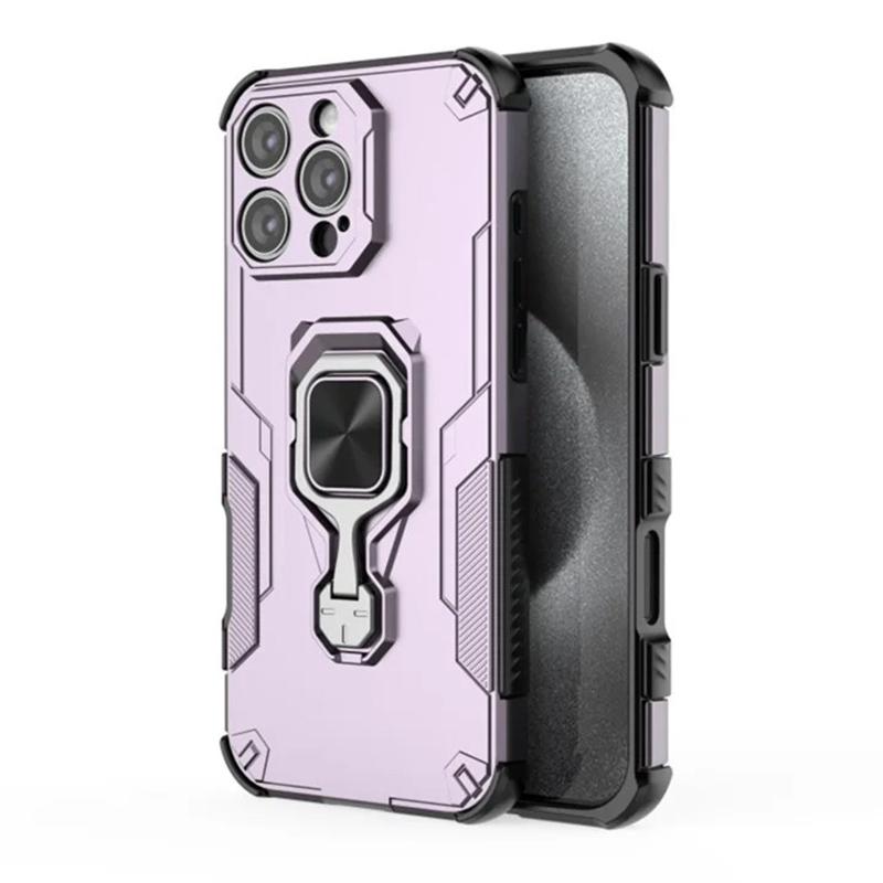 iPhone 16 Pro Max PU Leather Wallet Phone Case with Metal Kickstand, Card Holder, Cash Pocket, Wrist Strap, Shockproof TPU Protective Cover & Screen Protector