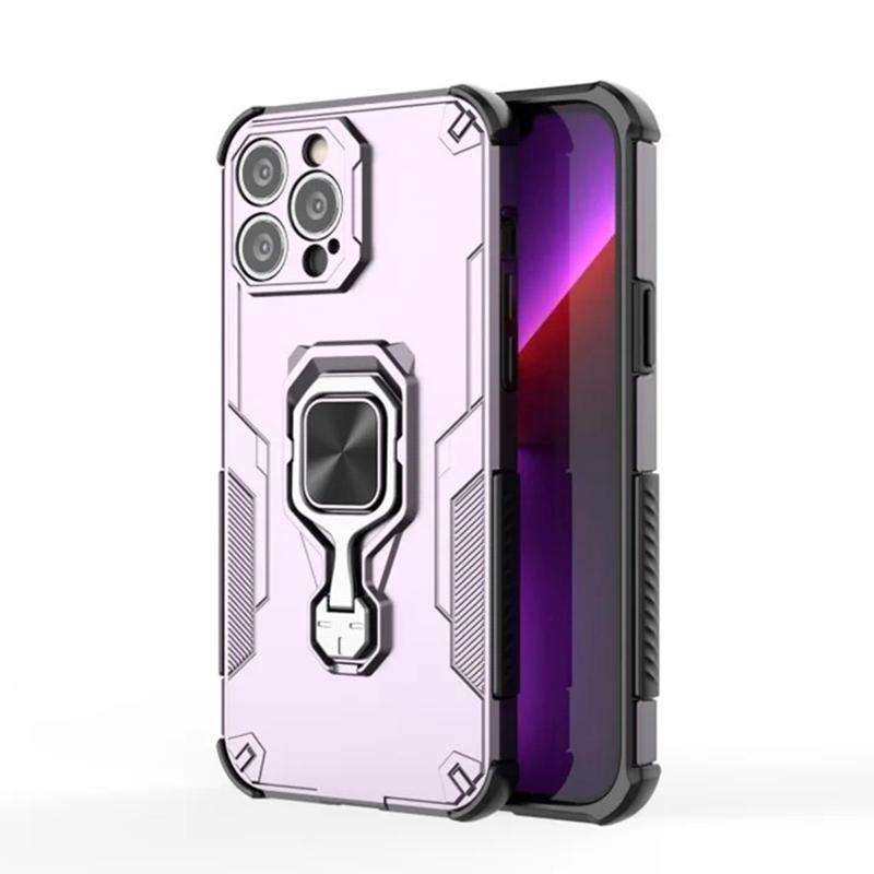 iPhone 14 Pro PU Leather Wallet Phone Case with Metal Kickstand, Card Holder, Cash Pocket, Wrist Strap, Shockproof TPU Protective Cover & Screen Protector