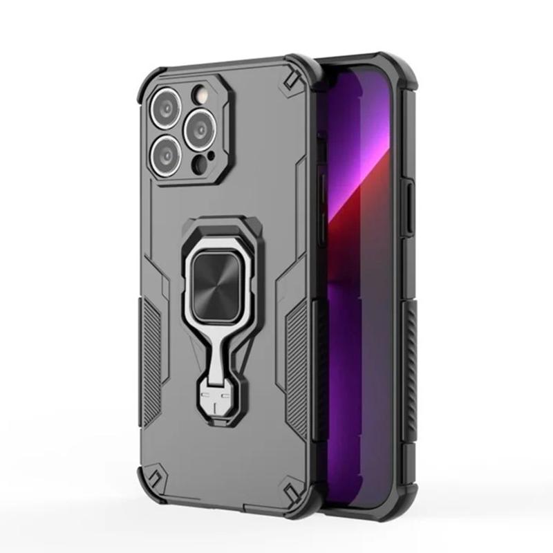 iPhone 13 Pro Max PU Leather Wallet Phone Case with Metal Kickstand, Card Holder, Cash Pocket, Wrist Strap, Shockproof TPU Protective Cover & Screen Protector