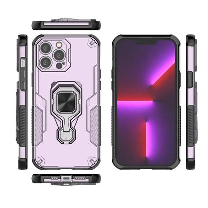 iPhone 13 Pro Max PU Leather Wallet Phone Case with Metal Kickstand, Card Holder, Cash Pocket, Wrist Strap, Shockproof TPU Protective Cover & Screen Protector