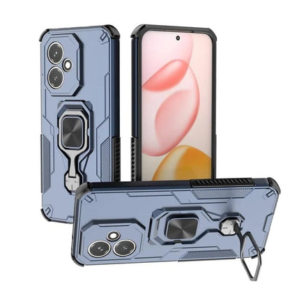 Honor 400 (156.5mm) PU Leather Wallet Phone Case with Metal Kickstand, Card Holder, Cash Pocket, Wrist Strap, Shockproof TPU Protective Cover & Screen Protector