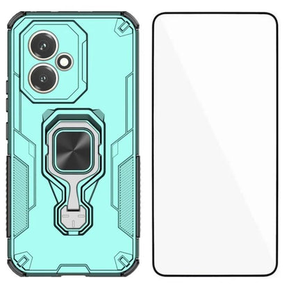Honor 400 (156.5mm) PU Leather Wallet Phone Case with Metal Kickstand, Card Holder, Cash Pocket, Wrist Strap, Shockproof TPU Protective Cover & Screen Protector