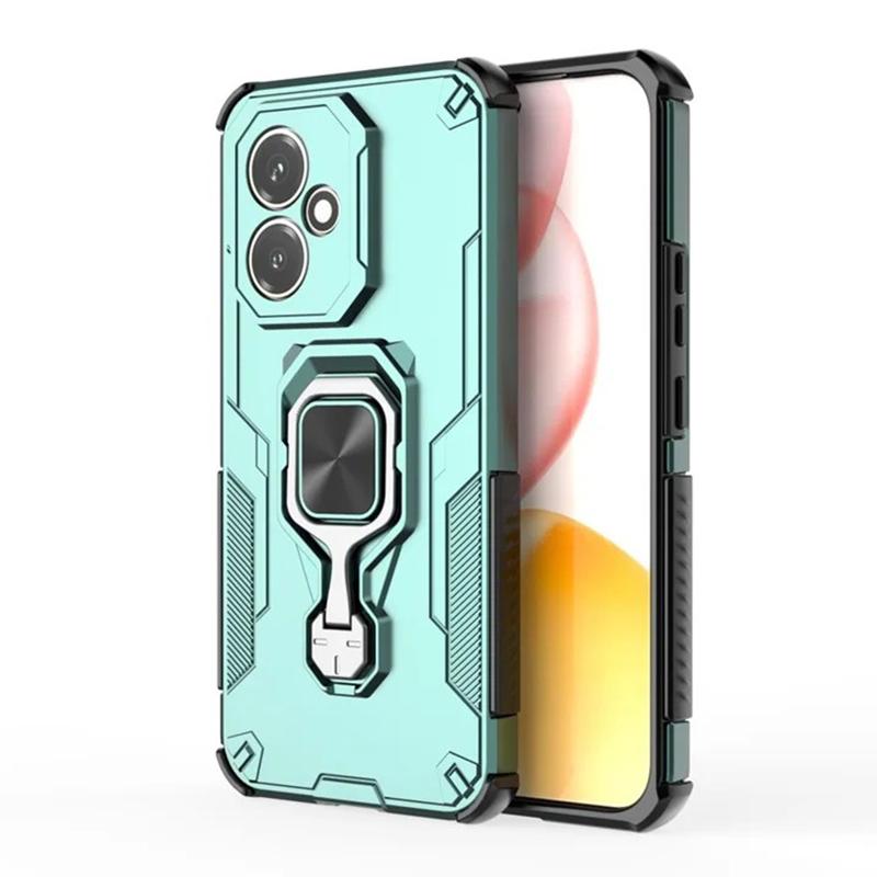 Honor 400 (156.5mm) PU Leather Wallet Phone Case with Metal Kickstand, Card Holder, Cash Pocket, Wrist Strap, Shockproof TPU Protective Cover & Screen Protector