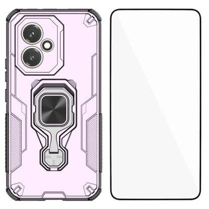 Honor 400 (156.5mm) PU Leather Wallet Phone Case with Metal Kickstand, Card Holder, Cash Pocket, Wrist Strap, Shockproof TPU Protective Cover & Screen Protector