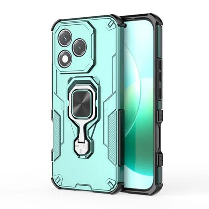 Honor 400 Lite PU Leather Wallet Phone Case with Metal Kickstand, Card Holder, Cash Pocket, Wrist Strap, Shockproof TPU Protective Cover & Screen Protector