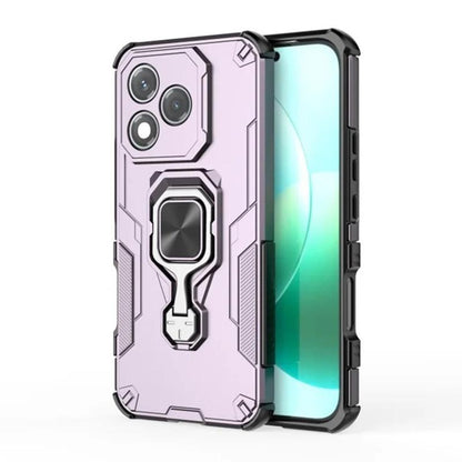 Honor 400 Lite PU Leather Wallet Phone Case with Metal Kickstand, Card Holder, Cash Pocket, Wrist Strap, Shockproof TPU Protective Cover & Screen Protector