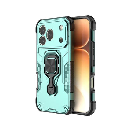 Honor 600 Pro PU Leather Wallet Phone Case with Metal Kickstand, Card Holder, Cash Pocket, Wrist Strap, Shockproof TPU Protective Cover & Screen Protector