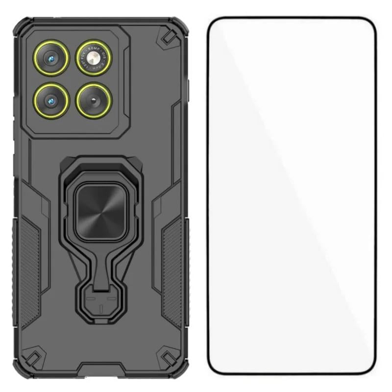 Motorola Edge 70 5G PU Leather Wallet Phone Case with Metal Kickstand, Card Holder, Cash Pocket, Wrist Strap, Shockproof TPU Protective Cover & Screen Protector
