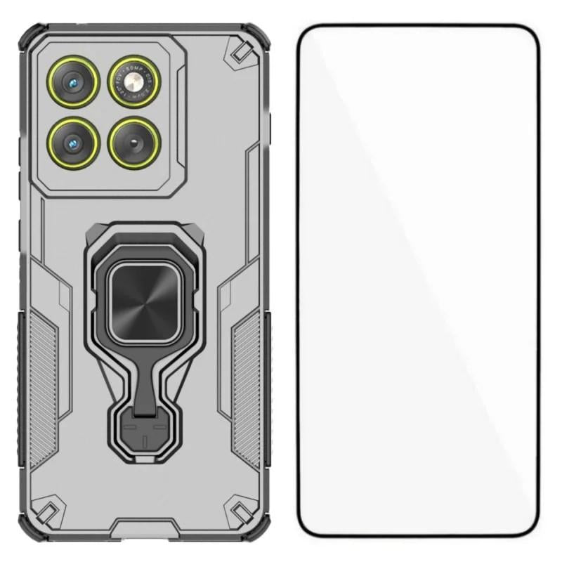 Motorola Edge 70 5G PU Leather Wallet Phone Case with Metal Kickstand, Card Holder, Cash Pocket, Wrist Strap, Shockproof TPU Protective Cover & Screen Protector