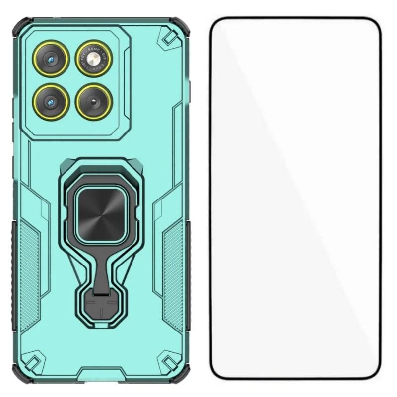 Motorola Edge 70 5G PU Leather Wallet Phone Case with Metal Kickstand, Card Holder, Cash Pocket, Wrist Strap, Shockproof TPU Protective Cover & Screen Protector