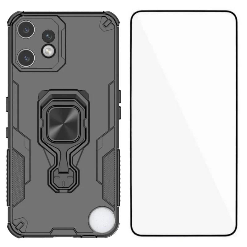 Nothing CMF Phone 2 Pro PU Leather Wallet Phone Case with Metal Kickstand, Card Holder, Cash Pocket, Wrist Strap, Shockproof TPU Protective Cover & Screen Protector