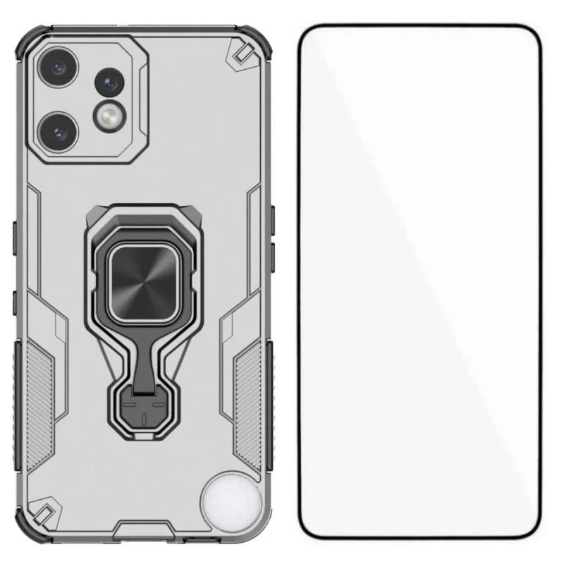 Nothing CMF Phone 2 Pro PU Leather Wallet Phone Case with Metal Kickstand, Card Holder, Cash Pocket, Wrist Strap, Shockproof TPU Protective Cover & Screen Protector