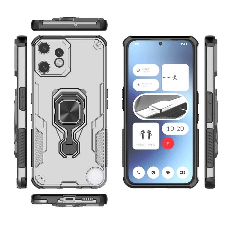 Nothing CMF Phone 2 Pro PU Leather Wallet Phone Case with Metal Kickstand, Card Holder, Cash Pocket, Wrist Strap, Shockproof TPU Protective Cover & Screen Protector
