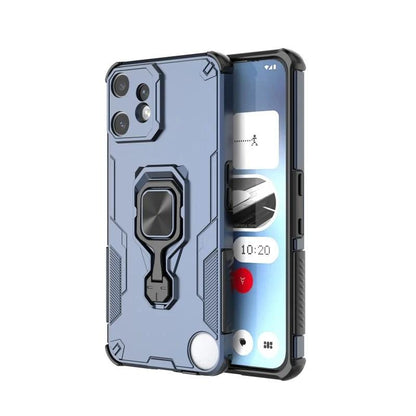 Nothing CMF Phone 2 Pro PU Leather Wallet Phone Case with Metal Kickstand, Card Holder, Cash Pocket, Wrist Strap, Shockproof TPU Protective Cover & Screen Protector