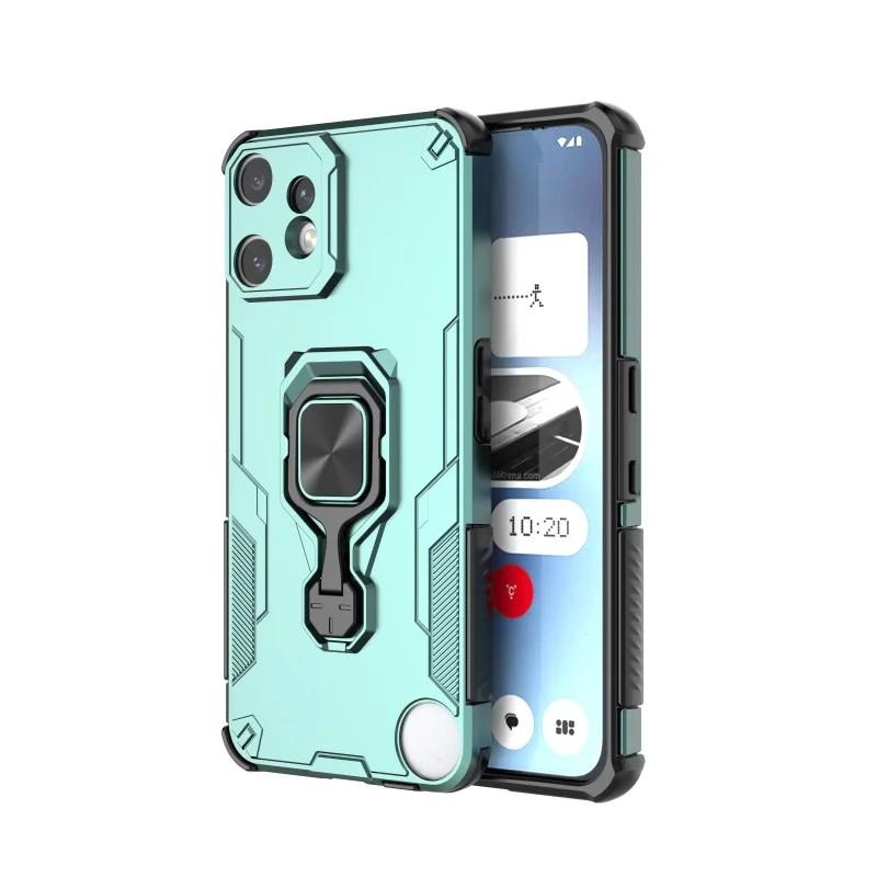 Nothing CMF Phone 2 Pro PU Leather Wallet Phone Case with Metal Kickstand, Card Holder, Cash Pocket, Wrist Strap, Shockproof TPU Protective Cover & Screen Protector