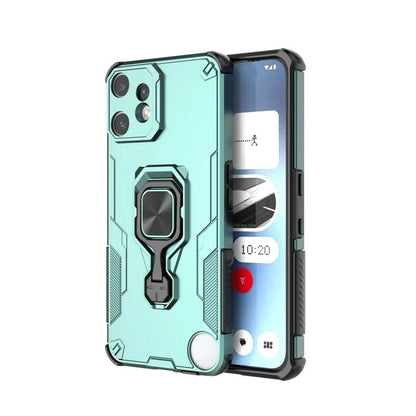 Nothing CMF Phone 2 Pro PU Leather Wallet Phone Case with Metal Kickstand, Card Holder, Cash Pocket, Wrist Strap, Shockproof TPU Protective Cover & Screen Protector