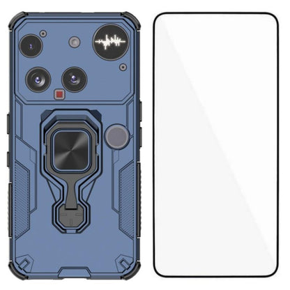 Nothing Phone 3 PU Leather Wallet Phone Case with Metal Kickstand, Card Holder, Cash Pocket, Wrist Strap, Shockproof TPU Protective Cover & Screen Protector