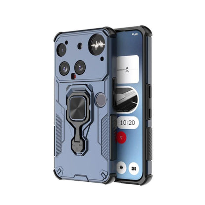 Nothing Phone 3 PU Leather Wallet Phone Case with Metal Kickstand, Card Holder, Cash Pocket, Wrist Strap, Shockproof TPU Protective Cover & Screen Protector