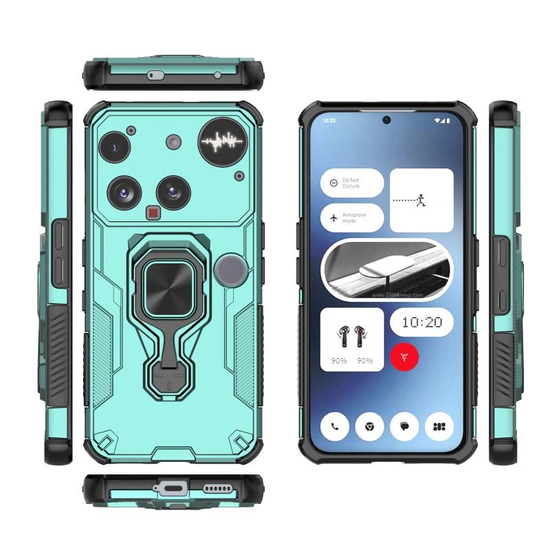 Nothing Phone 3 PU Leather Wallet Phone Case with Metal Kickstand, Card Holder, Cash Pocket, Wrist Strap, Shockproof TPU Protective Cover & Screen Protector