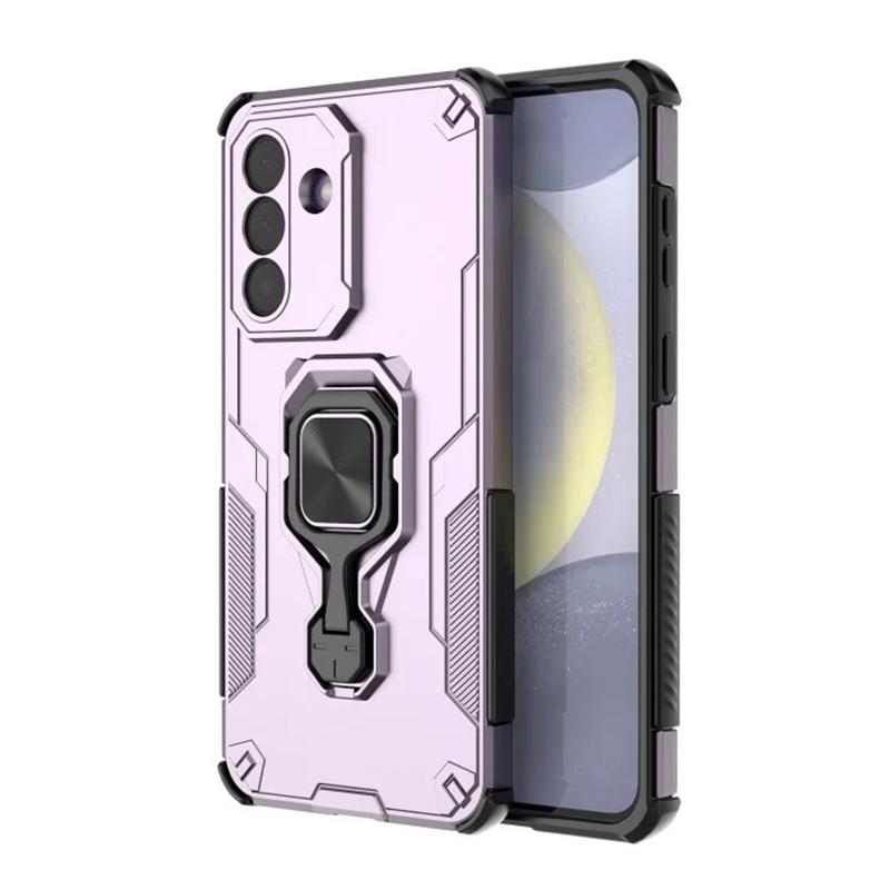 Samsung Galaxy A35 5G PU Leather Wallet Phone Case with Metal Kickstand, Card Holder, Cash Pocket, Wrist Strap, Shockproof TPU Protective Cover & Screen Protector