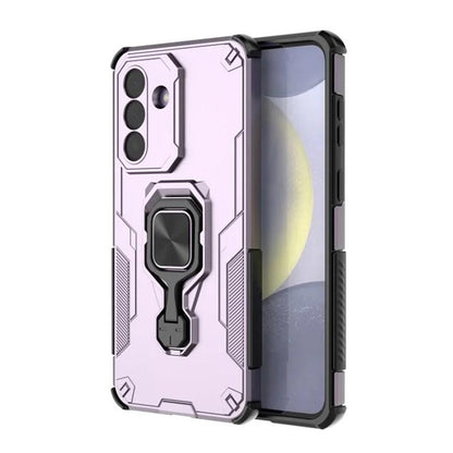 Samsung Galaxy A57 5G PU Leather Wallet Phone Case with Metal Kickstand, Card Holder, Cash Pocket, Wrist Strap, Shockproof TPU Protective Cover & Screen Protector