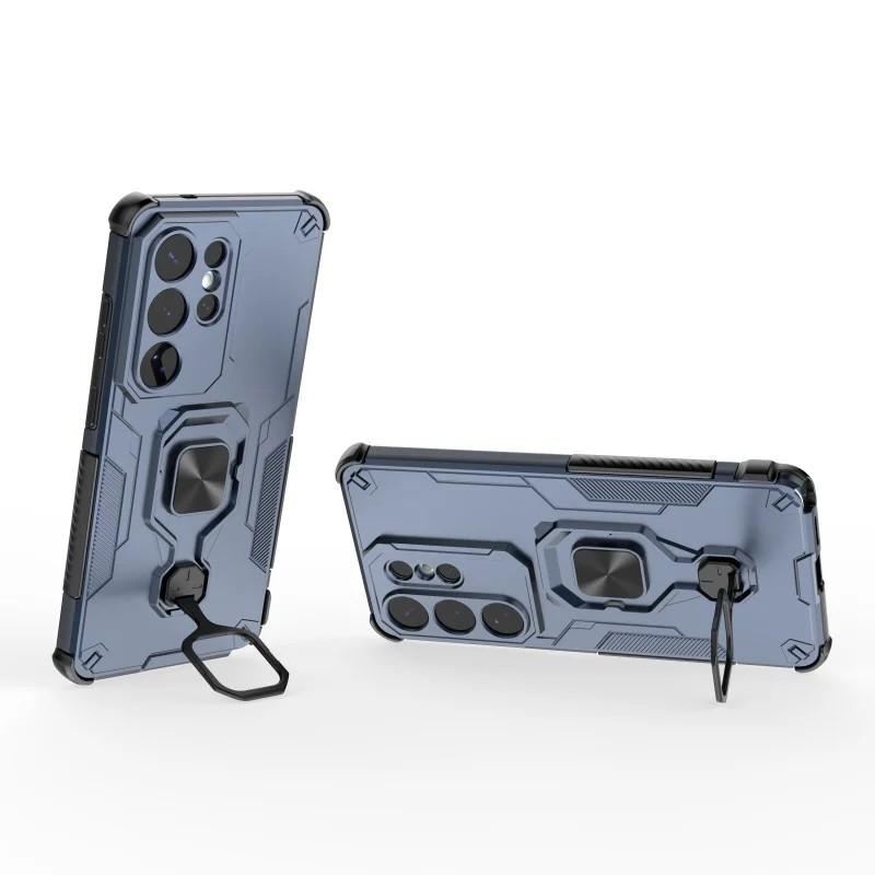 Samsung Galaxy S26 Ultra 5G PU Leather Wallet Phone Case with Metal Kickstand, Card Holder, Cash Pocket, Wrist Strap, Shockproof TPU Protective Cover & Screen Protector