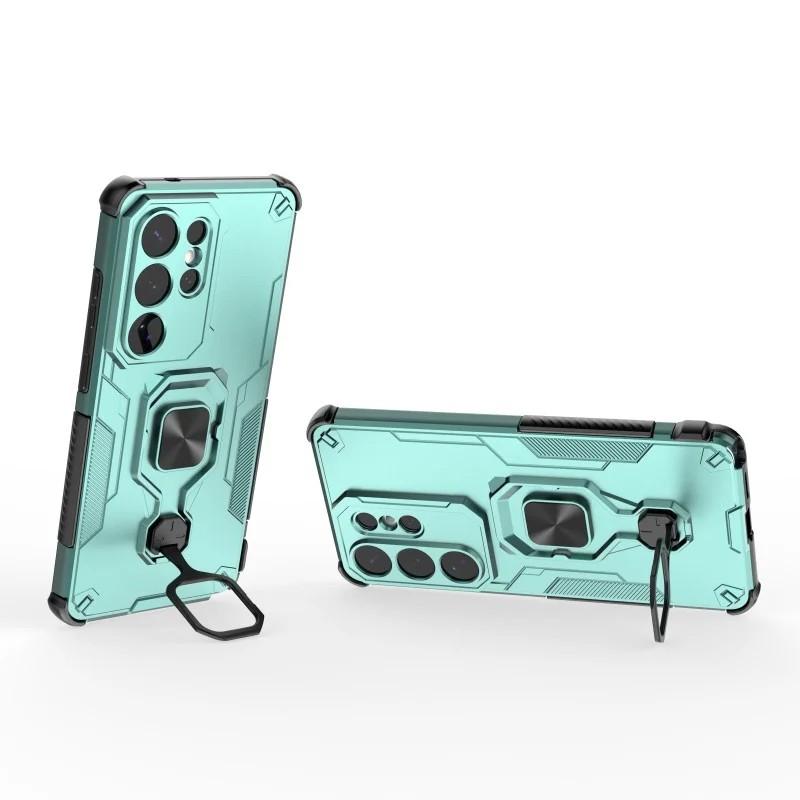 Samsung Galaxy S26 Ultra 5G PU Leather Wallet Phone Case with Metal Kickstand, Card Holder, Cash Pocket, Wrist Strap, Shockproof TPU Protective Cover & Screen Protector