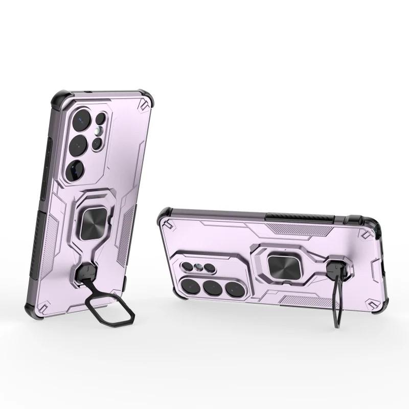 Samsung Galaxy S26 Ultra 5G PU Leather Wallet Phone Case with Metal Kickstand, Card Holder, Cash Pocket, Wrist Strap, Shockproof TPU Protective Cover & Screen Protector