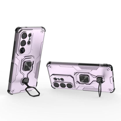 Samsung Galaxy S26 Ultra 5G PU Leather Wallet Phone Case with Metal Kickstand, Card Holder, Cash Pocket, Wrist Strap, Shockproof TPU Protective Cover & Screen Protector
