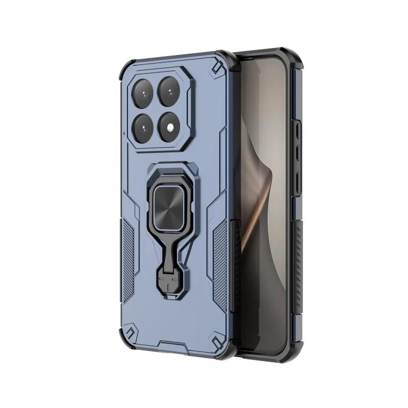 Xiaomi 15T 5G PU Leather Wallet Phone Case with Metal Kickstand, Card Holder, Cash Pocket, Wrist Strap, Shockproof TPU Protective Cover & Screen Protector