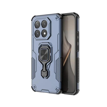 Xiaomi 15T 5G PU Leather Wallet Phone Case with Metal Kickstand, Card Holder, Cash Pocket, Wrist Strap, Shockproof TPU Protective Cover & Screen Protector