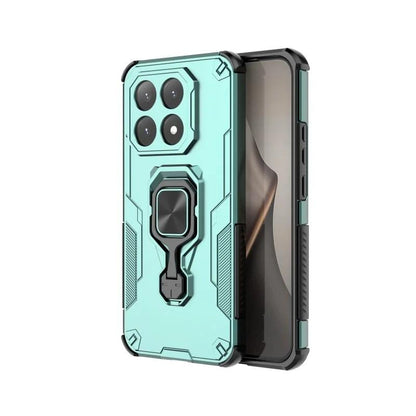 Xiaomi 15T 5G PU Leather Wallet Phone Case with Metal Kickstand, Card Holder, Cash Pocket, Wrist Strap, Shockproof TPU Protective Cover & Screen Protector