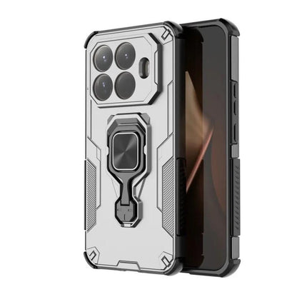 Xiaomi 15T Pro 5G PU Leather Wallet Phone Case with Metal Kickstand, Card Holder, Cash Pocket, Wrist Strap, Shockproof TPU Protective Cover & Screen Protector