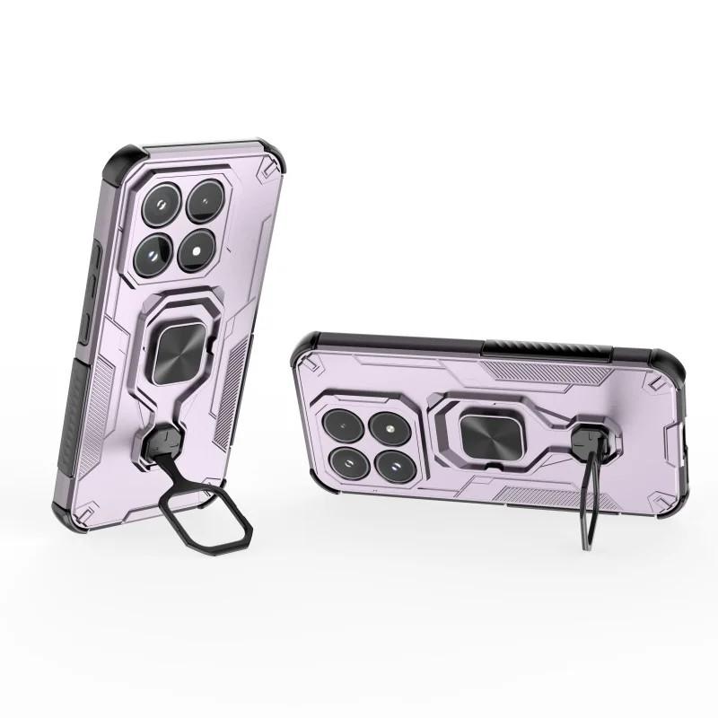 Xiaomi 17 PU Leather Wallet Phone Case with Metal Kickstand, Card Holder, Cash Pocket, Wrist Strap, Shockproof TPU Protective Cover & Screen Protector