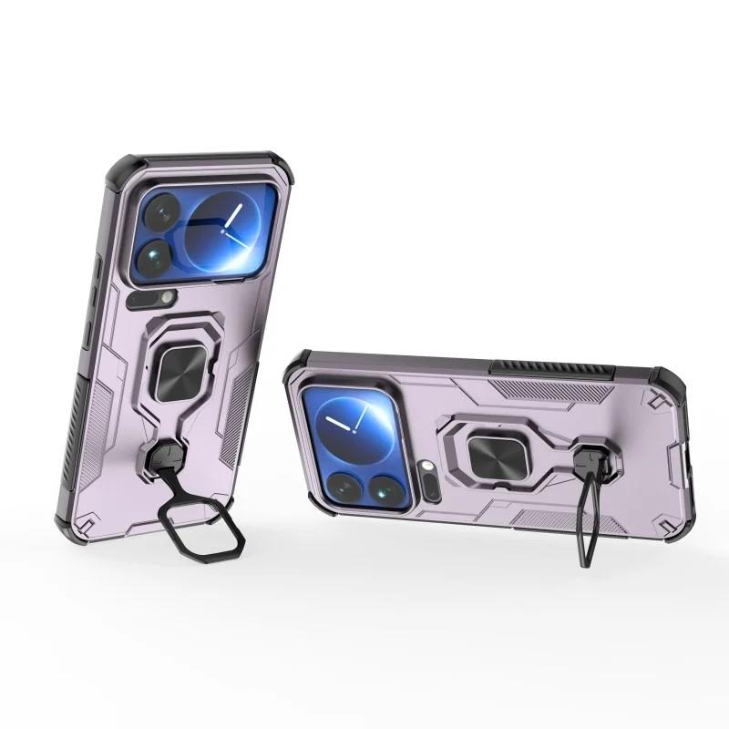 Xiaomi 17 Pro PU Leather Wallet Phone Case with Metal Kickstand, Card Holder, Cash Pocket, Wrist Strap, Shockproof TPU Protective Cover & Screen Protector