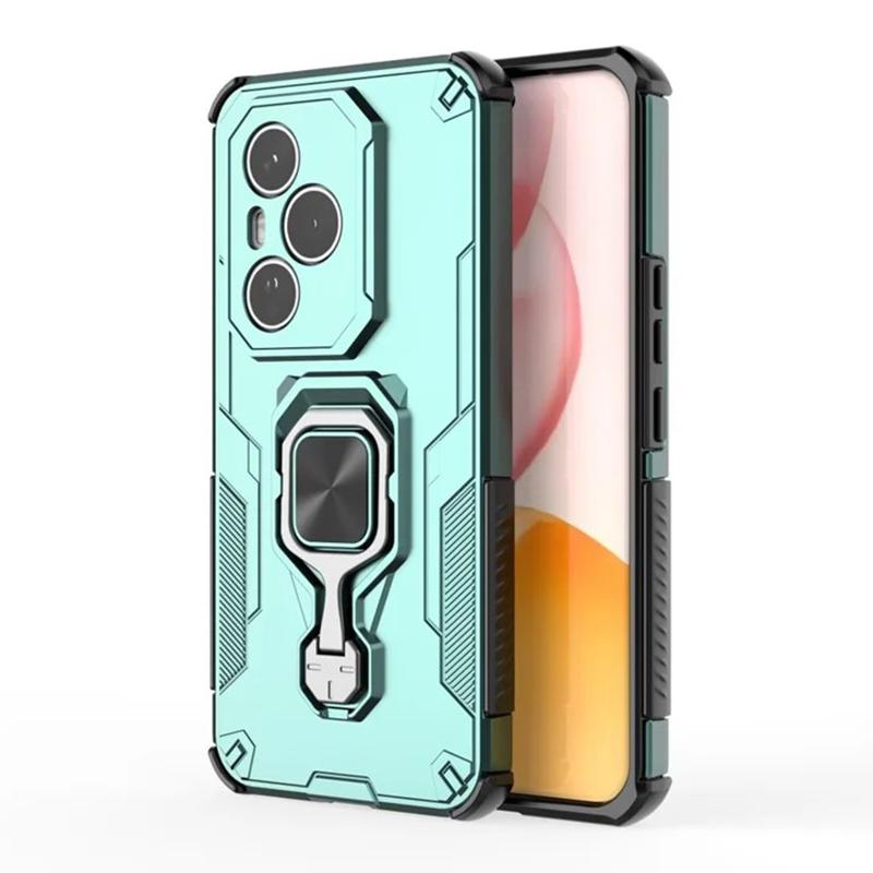 Honor 400 Pro (160.8mm) PU Leather Wallet Phone Case with Metal Kickstand, Card Holder, Cash Pocket, Wrist Strap, Shockproof TPU Protective Cover & Screen Protector