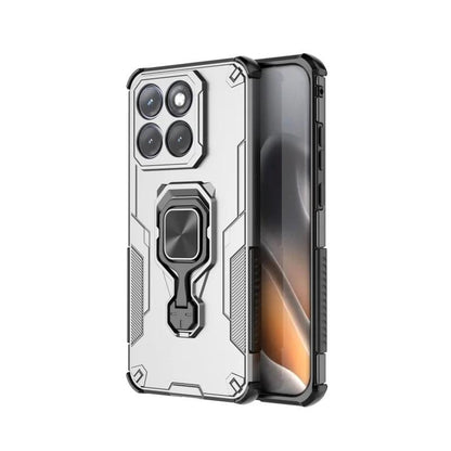 Motorola Edge 70 Fusion PU Leather Wallet Phone Case with Metal Kickstand, Card Holder, Cash Pocket, Wrist Strap, Shockproof TPU Protective Cover & Screen Protector