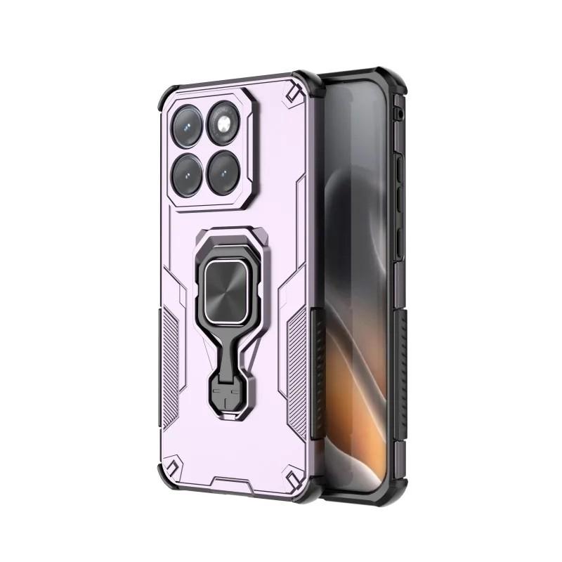 Motorola Edge 70 Fusion PU Leather Wallet Phone Case with Metal Kickstand, Card Holder, Cash Pocket, Wrist Strap, Shockproof TPU Protective Cover & Screen Protector