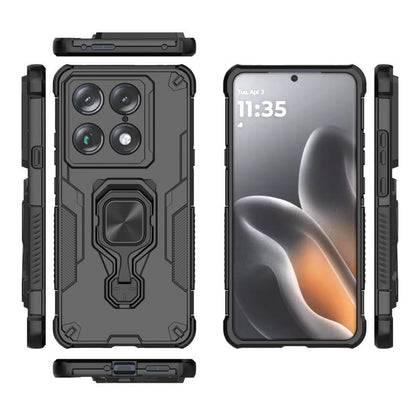 Motorola Moto X70 Air Signature PU Leather Wallet Phone Case with Metal Kickstand, Card Holder, Cash Pocket, Wrist Strap, Shockproof TPU Protective Cover & Screen Protector