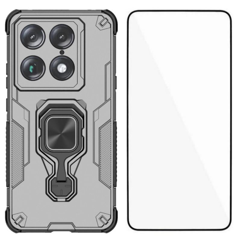 Motorola Moto X70 Air Pro PU Leather Wallet Phone Case with Metal Kickstand, Card Holder, Cash Pocket, Wrist Strap, Shockproof TPU Protective Cover & Screen Protector