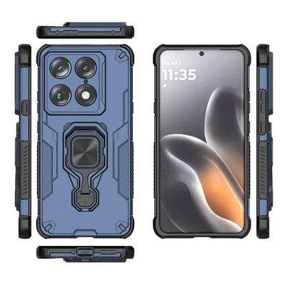 Motorola Moto X70 Air Signature PU Leather Wallet Phone Case with Metal Kickstand, Card Holder, Cash Pocket, Wrist Strap, Shockproof TPU Protective Cover & Screen Protector