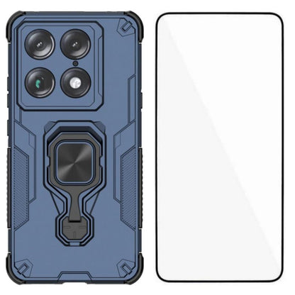Motorola Moto X70 Air Signature PU Leather Wallet Phone Case with Metal Kickstand, Card Holder, Cash Pocket, Wrist Strap, Shockproof TPU Protective Cover & Screen Protector