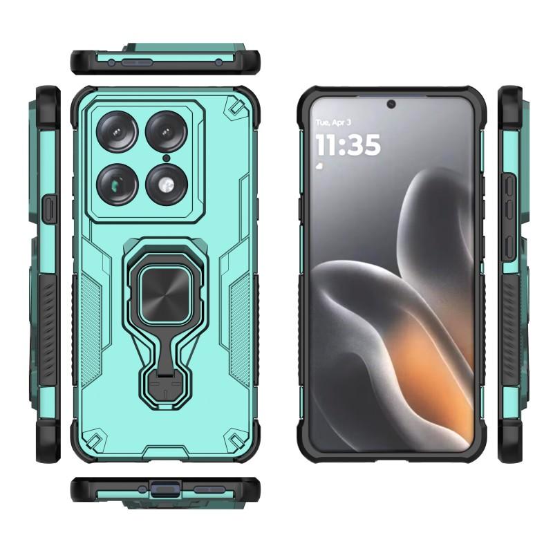 Motorola Moto X70 Air Pro PU Leather Wallet Phone Case with Metal Kickstand, Card Holder, Cash Pocket, Wrist Strap, Shockproof TPU Protective Cover & Screen Protector